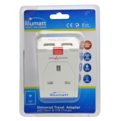 Illumatt Surgeau010 Universal Travel Adaptor