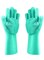Generic Magic Silicone Dish Washing Gloves Green One Size