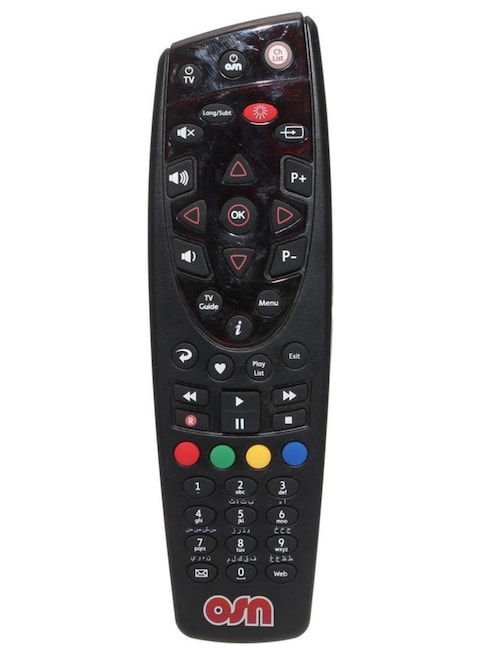 Osn Tv Receiver Remote Control Black