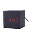 Generic Digital LED Desk Alarm Clock Black 6.3Centimeter