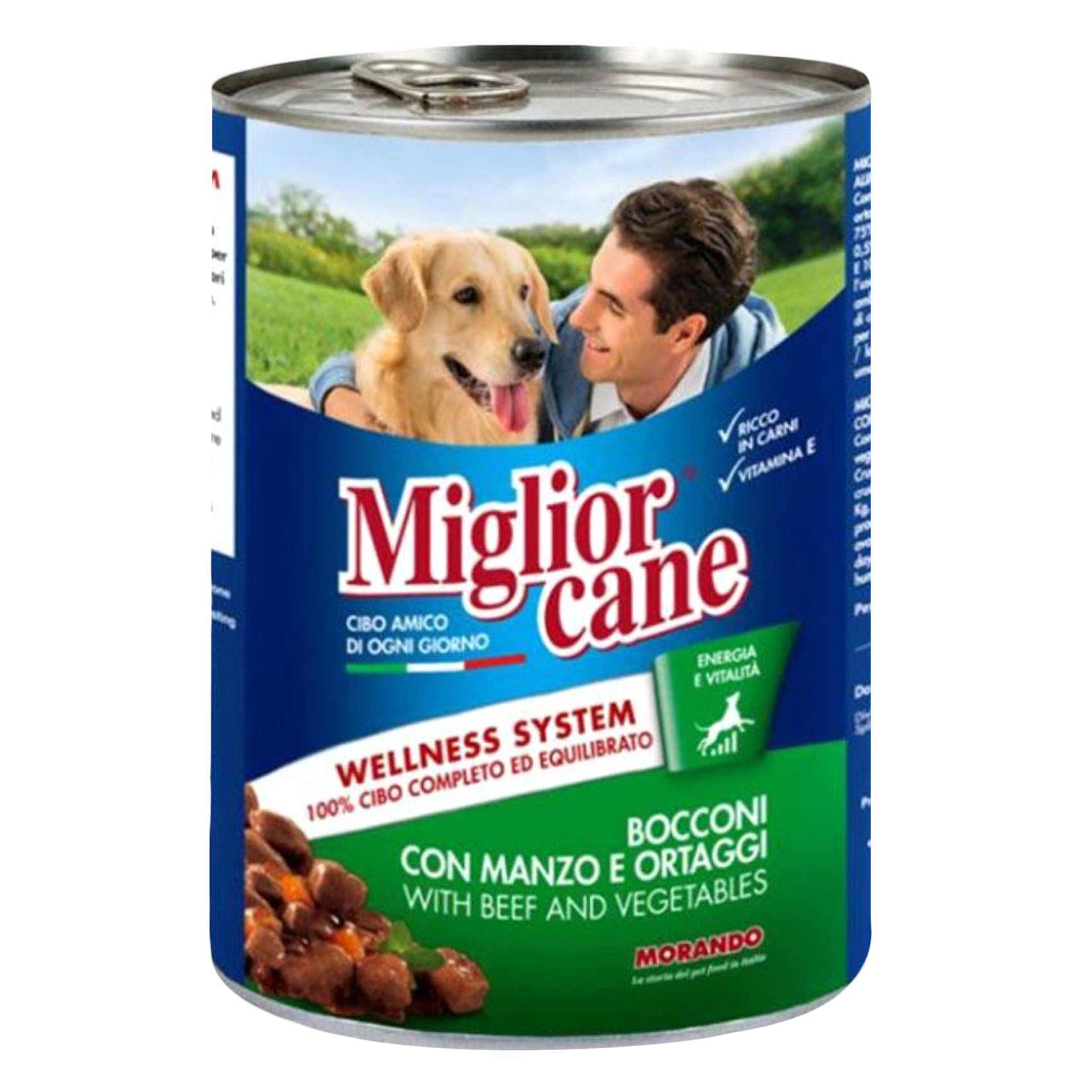 Buy Miglior Cane Beef And Vegetables Chunks 405g Online | Carrefour Kenya