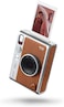 FUJIFILM INSTAX MINI EVO CAMERA BROWN.