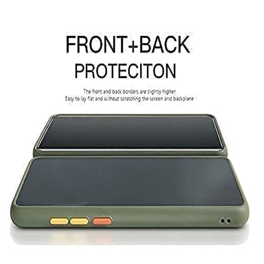 Protective Matte Case Cover For Apple Iphone 13 Pro Green