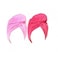 SHOWAY 2Pcs Microfiber Hair Towel Quick Hair Dry Towel for Women's Bath Time Hair Towel(Random Colour)