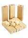 Generic 51-Piece Wooden Building Blocks Set Jenga Game Sturdy And Durable 5+ Years