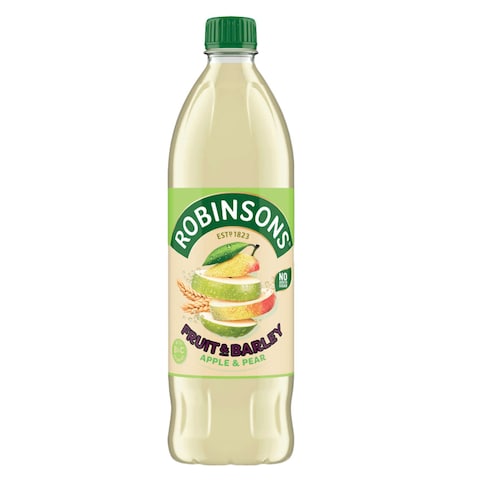 Robinsons No Added Sugar Fruit And Barley Apple And Pear Squash 1L