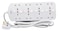 Terminator Brand Double Sided UK Socket Power Extension With Individual Switches - 8way 3M