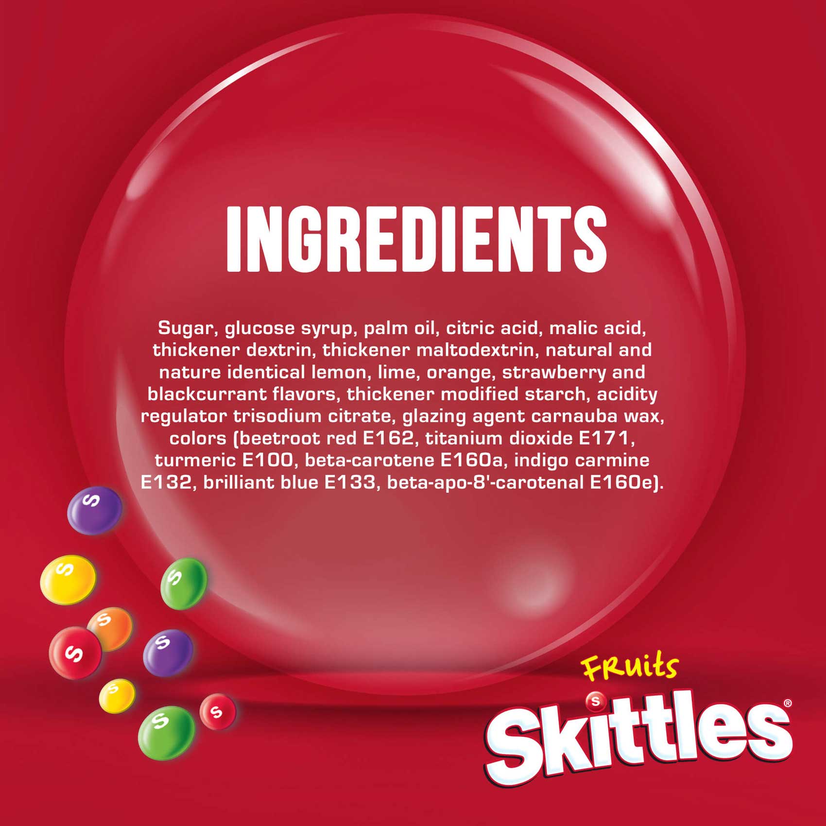 سكيتلز حلوى بنكهة الفاكهة 198 غرام