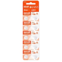 Fresh Genuine Maxell LR41 (192) 1.5V Alkaline Button Cell Batteries &ndash; 10 Pieces