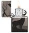 Zippo 49188 Wolves Design Photo Image 360&deg; Black Ice Windproof Lighter