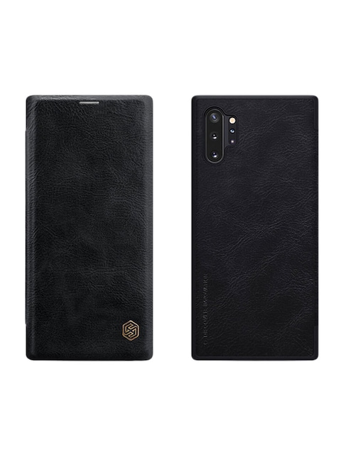 Nillkin Leather Flip Casecover For Samsung Galaxy Note 10 Plus N975 Black