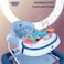 Lovely Baby 2 in 1 With Rocking Function Baby Walker BW LB 289, With Activity, Toys, Playing Tray, Safety Break - Safe, Functional, Baby Walker - Multifunctional, Portable, For Growing Ages - Blue