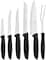 Tramontina Knives Set 6Pcs With Carving For K Stainless Steel Blades Ergonomic And Easy Grip Handle Plenus Line