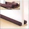 Twin Draft Door Guard Brown