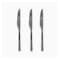 Zinnia Slender Stainless Steel Knife Set - 3 pieces