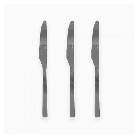 Zinnia Slender Stainless Steel Knife Set - 3 pieces
