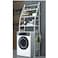 Generic-CK823 3 Tier Bathroom Laundry Washing Machine Shelf Rack White