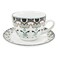 200 ML CUP WITH SAUCER_DARK BLUE_T+