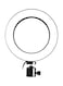 Generic - LED Ring Stepless Photography Light Black/White