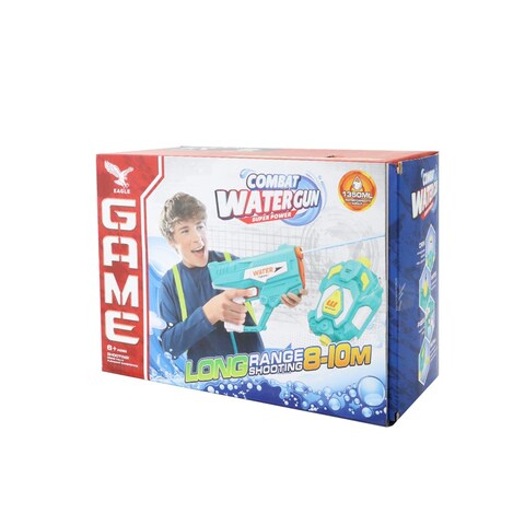 Automatic Electric Water Gun for Adults &amp; Kids，40+ FT Long Range Auto Pump Water Squirt Guns