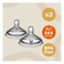 Tommee Tippee Closer To Nature Fast Flow Teats Clear Pack of 2