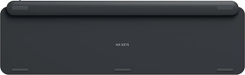 Logitech Mx Keys Advanced Illuminated Wireless Keyboard, Bluetooth, Tactile Responsive Typing, Backlit Keys, USB-C, Pc/Mac/Laptop Windows/Linux/iOS/Android, English Layout Qwerty - Graphite Black
