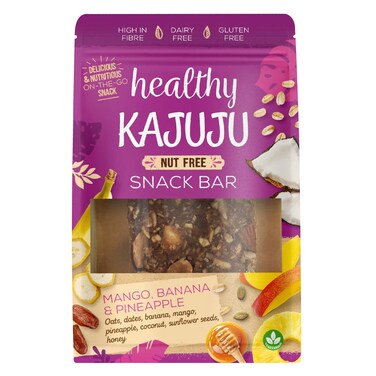 Healthy Kajuju Mango Banana And Pineapple Snack Bar 65g
