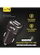 JBQ C-45 More Fast Car Charger Dual USB 1A+2.4A Output Compatible With iOS And Micro, Over-Power And Over-Charging Protection, With High Quality Data Cable, Black