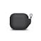 MOSHI Pebbo AirPods Gen 3 Case with Detachable Wrist Strap - Shadow Black