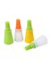 Generic 4-Piece Silicone Grill Brush Oil Bottle Multicolour 12 X 5 X 5Centimeter