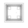 Cosmoplast Planter Square &amp; Tray 20L 113