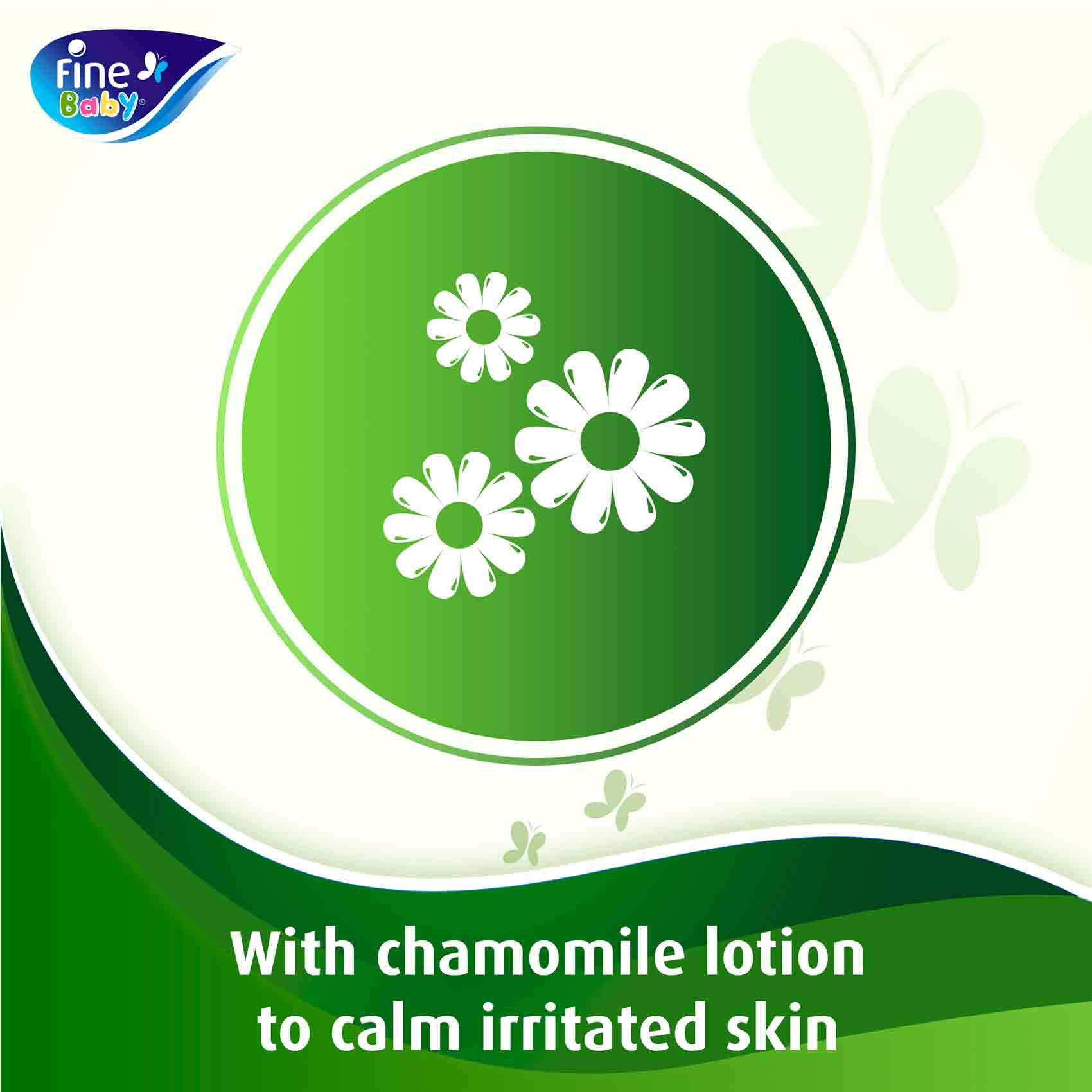 Fine Baby Wet Wipes With Aloe Vera And Chamomile Lotion 72 Wipes product thumbnail 3