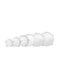 Generic 6-Piece Silicone Stretch Lid Set Clear