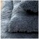 DEO KING Long Plush Pet Mat Dark Grey 53*38cm