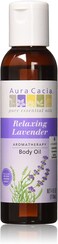Aura Cacia Relaxing Lavender Aromatherapy Body Oil, 4 Ounce (Pack of 12)