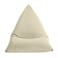 In House Ilkay Velvet Bean Bag Chair - Large - Light Beige