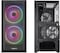 Lian Li LANCOOL 216 E-ATX PC Case, Airflow Focus RGB Gaming Computer Case With All-Around Mesh Panels, 2X160mm &amp; 1X140mm PWM Fans Pre-Installed And Innovative Rear Pcie Fan Bracket Chassis (Black)