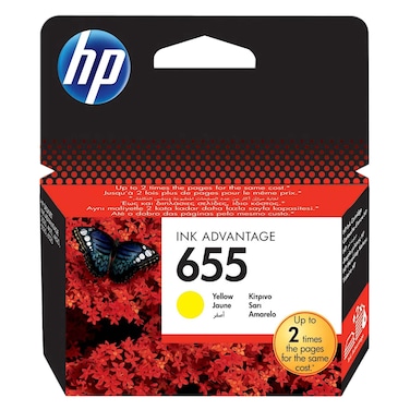 HP 655 Ink Cartridge Yellow