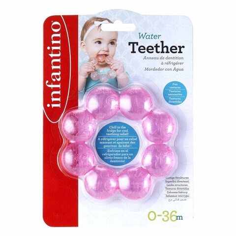Infantino Water Teether 0-3+ Month Pink