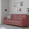 In House Leen 2 In 1 Sofabed Linen Upholstered - Dark Pink