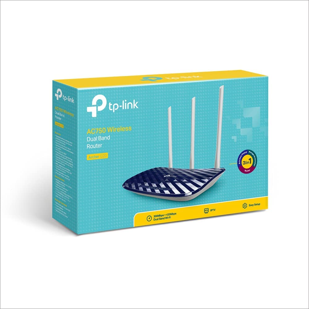 TP-Link Archer C20 AC750 Dual Band Router