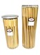 Generic Pack Of 2 Bamboo 50-Piece Skewers Set With Box Brown 23+18 cm