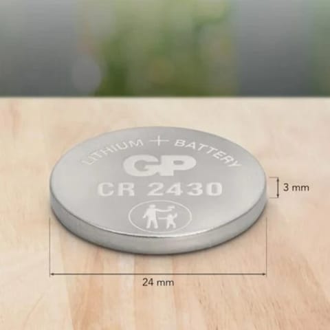 GP CR2430 Lithium 3V Batteries - 5 Pieces