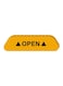 Generic 4-Piece Open Safety Warning Reflective Sticker Set