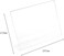 Generic Acrylic Sign Holders 8.5 X 11 Inches Slanted Display Stand For Menu Ad Pack Of 3 In L Shape Clear Double Layers For Tabletop Office Restaurant