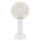 Handheld Fan, Portable Small Fan with 3 Speeds, USB Rechargeable Hand Fan, Personal Fan Battery Operated for Outdoor, Indoor, Office, Travel (White)