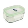 Glasslock Rectangular Food Container Clear/Green 150ml