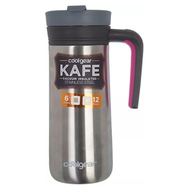 كول جير مج قهوة حراري إستنانلس بمقبض - 429 مل - فضي