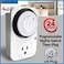 Abbasali Electronic Plug In Timer Switch 24Hr