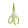 Scotch  Designer Scissors 1581DS-Green. Stainless steel blade, 8 in (20cm). 1 scissor/card